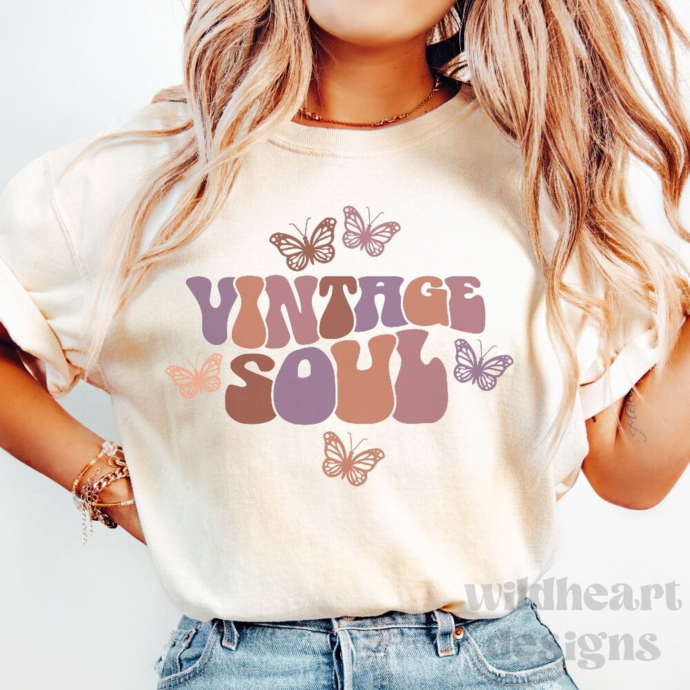 Vintage Soul Graphic T-shirt - Heather Dust